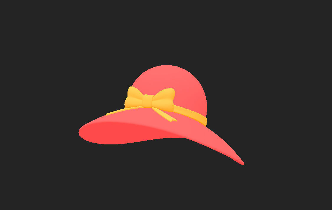 Sun Hat 3D model_10