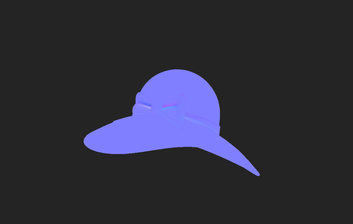 Sun Hat 3D model_11