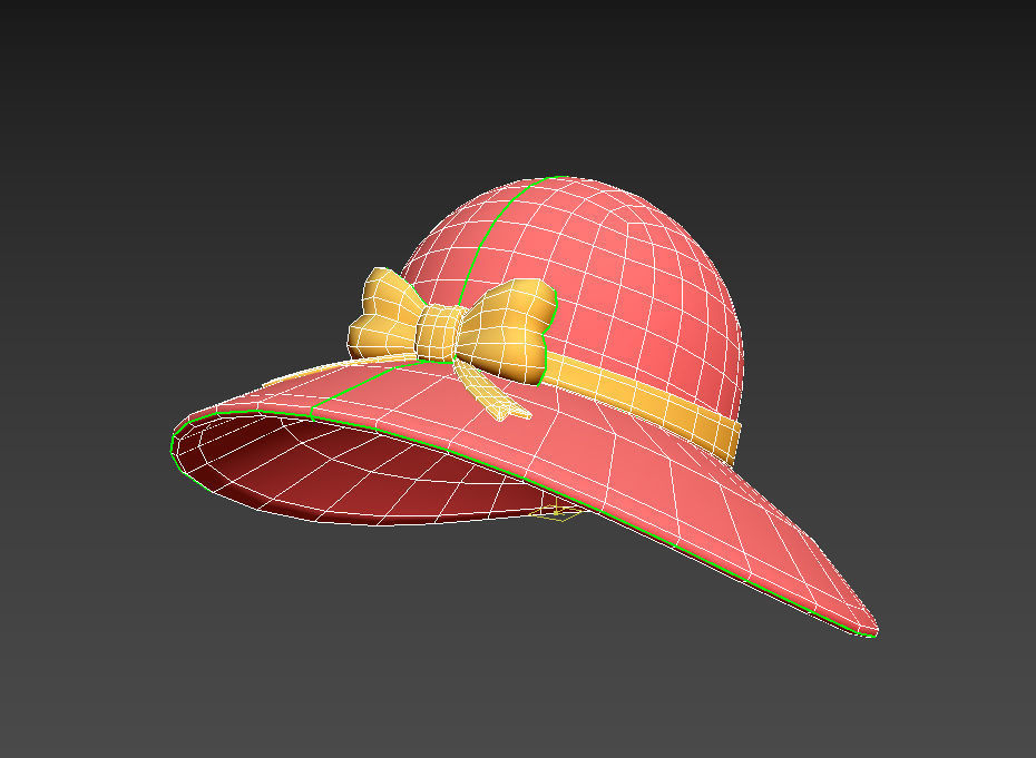 Sun Hat 3D model_26