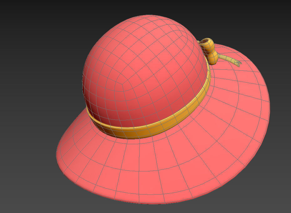 Sun Hat 3D model_23