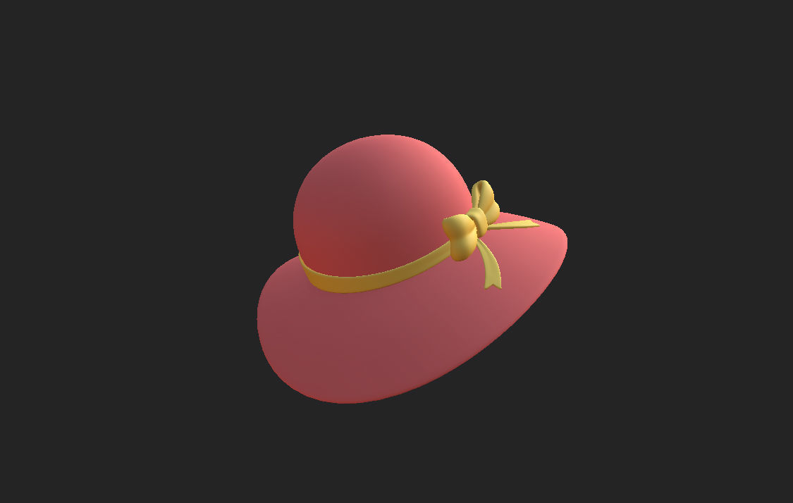 Sun Hat 3D model_14