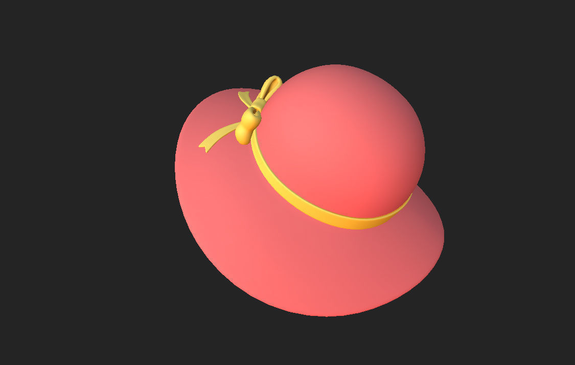 Sun Hat 3D model_17