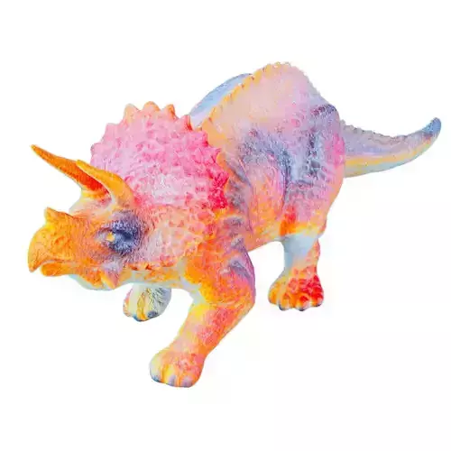 Triceratops Toy 02 3D model