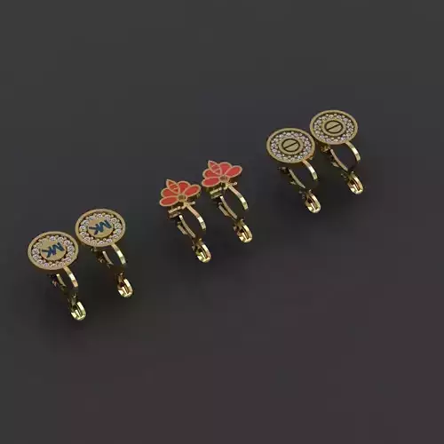 Y111- Diamond earring