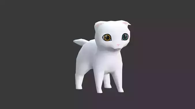 Chibi cat Scottish Fold