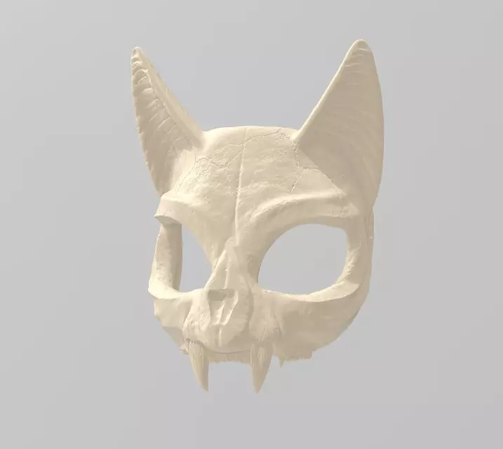 Bastet inspired Mask 3D print model 3D print model_0