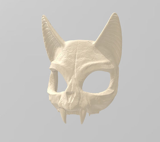 Bastet inspired Mask 3D print model 3D print model