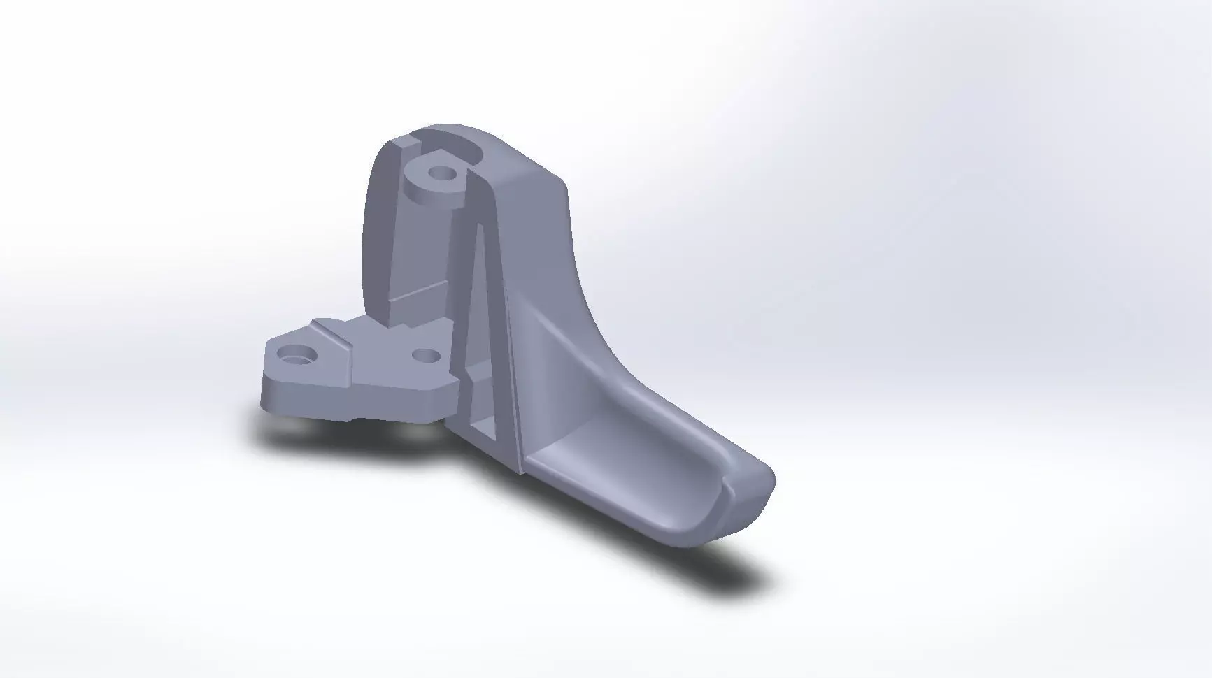 Mazda 323f right handle Free 3D print model