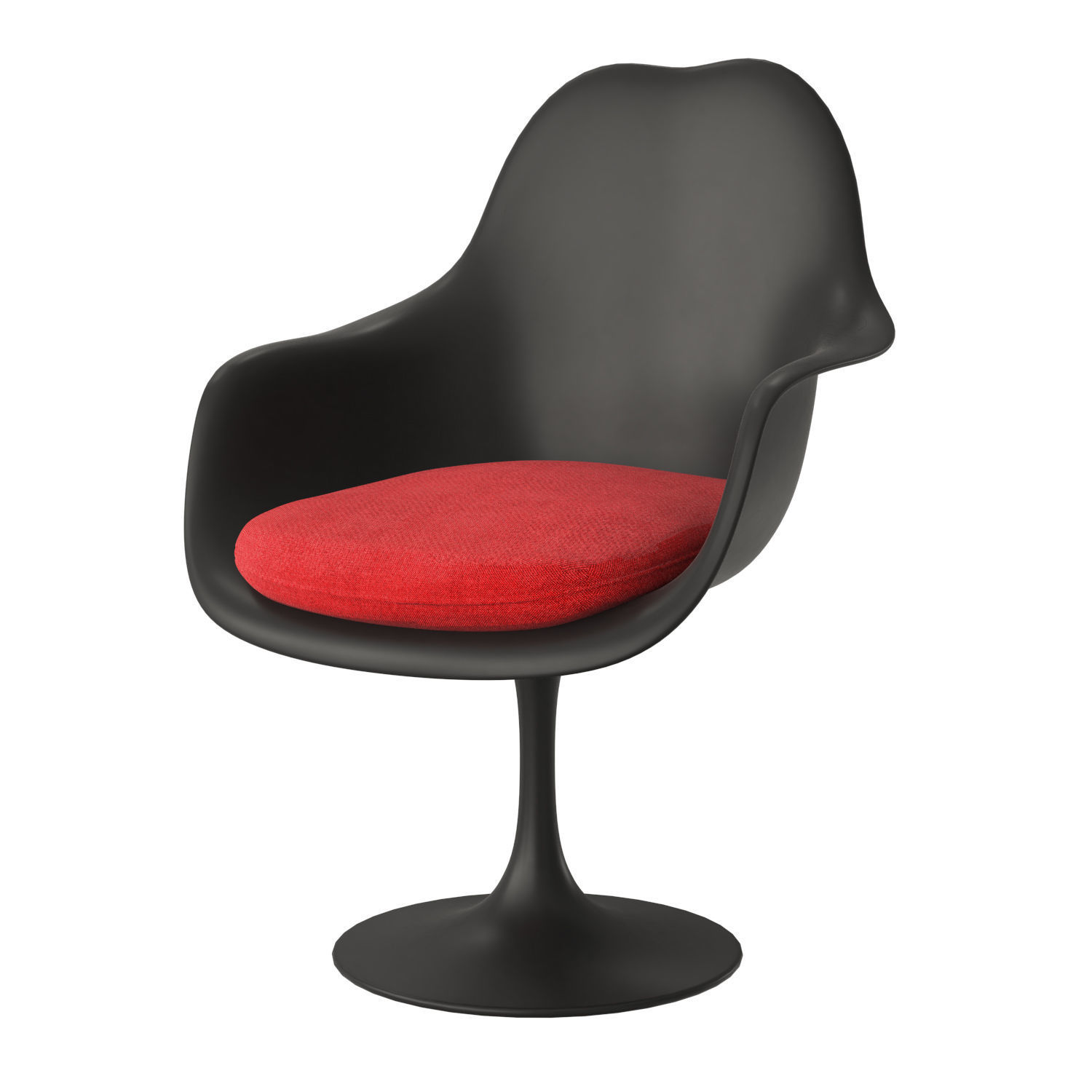 Knoll Tulip Chair Armless 3D model_2