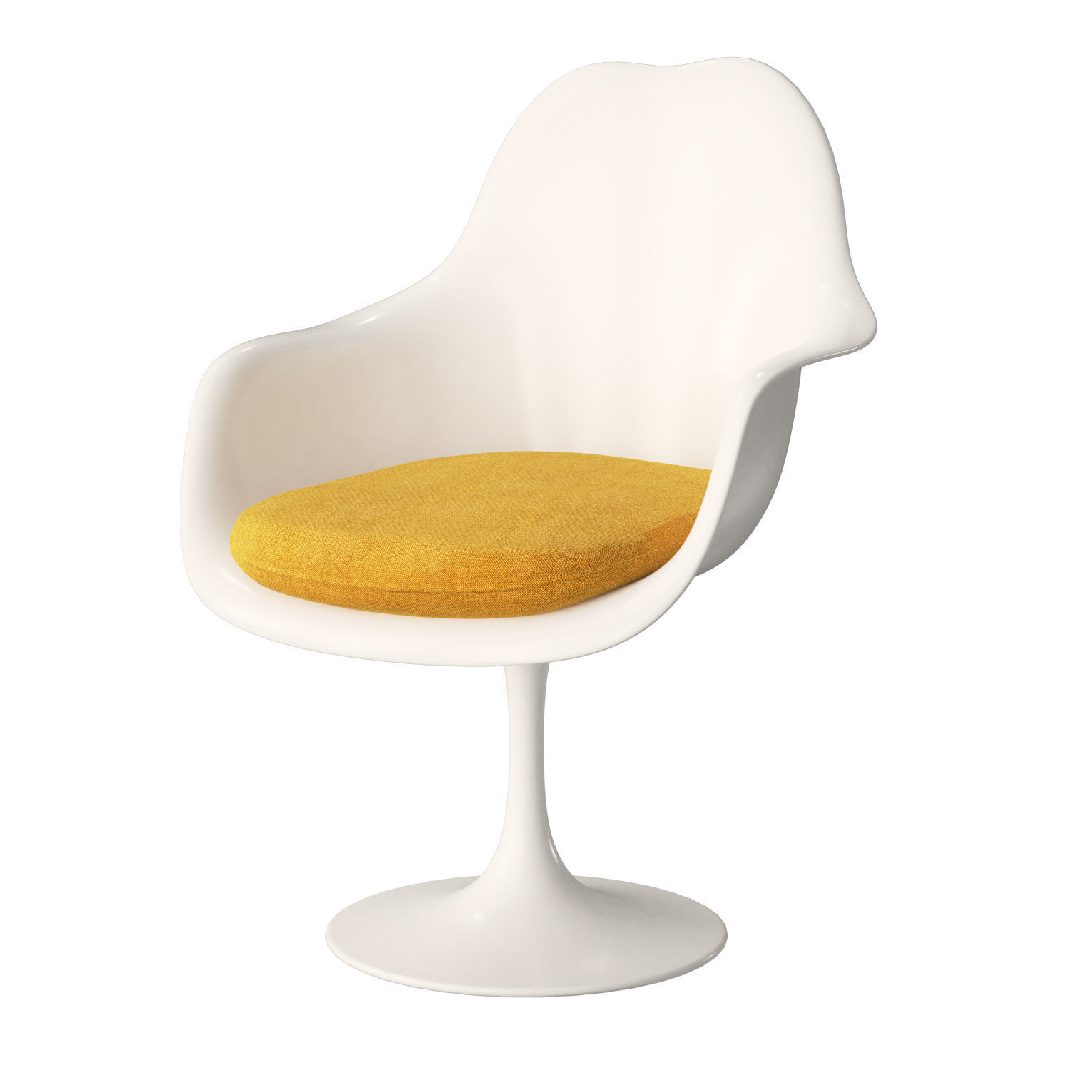 Knoll Tulip Chair Armless 3D model_3