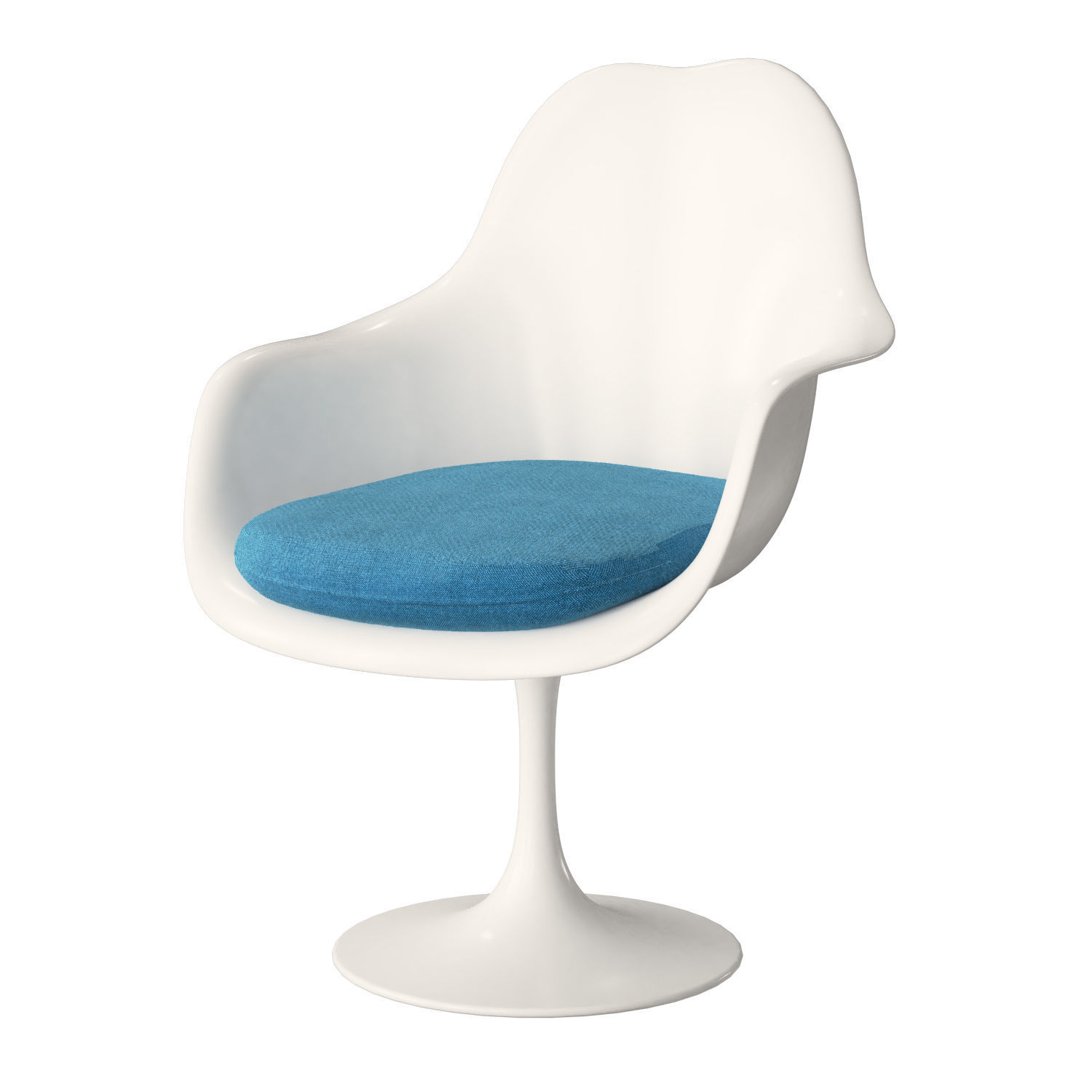 Knoll Tulip Chair Armless 3D model_4