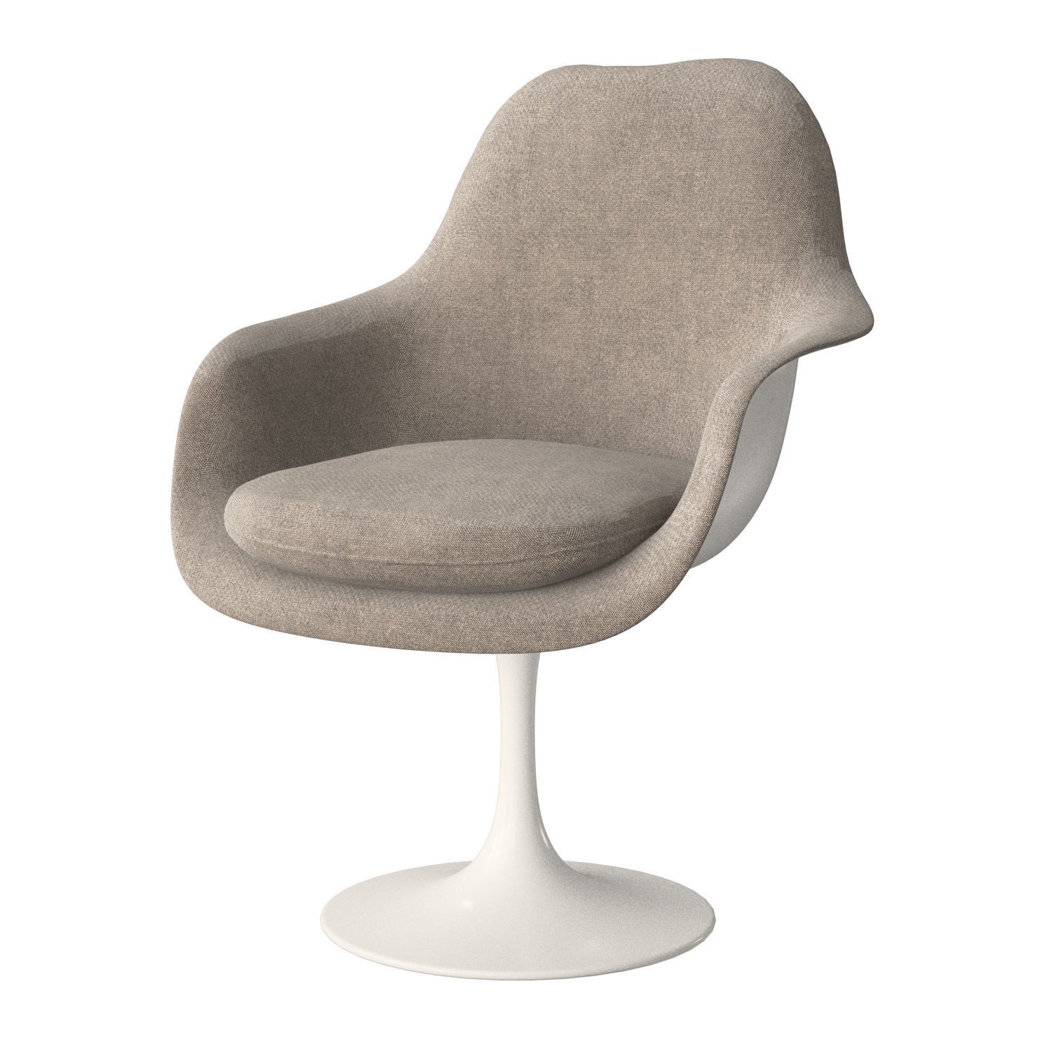 Knoll Tulip Chair Armless 3D model_1