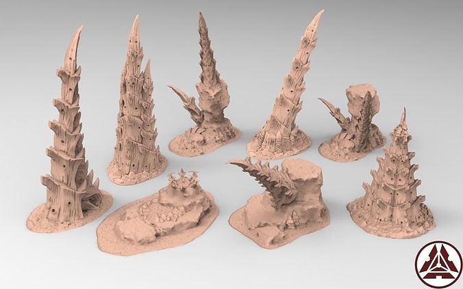 Tyty bug party terrain remix Part 3 Free 3D print model