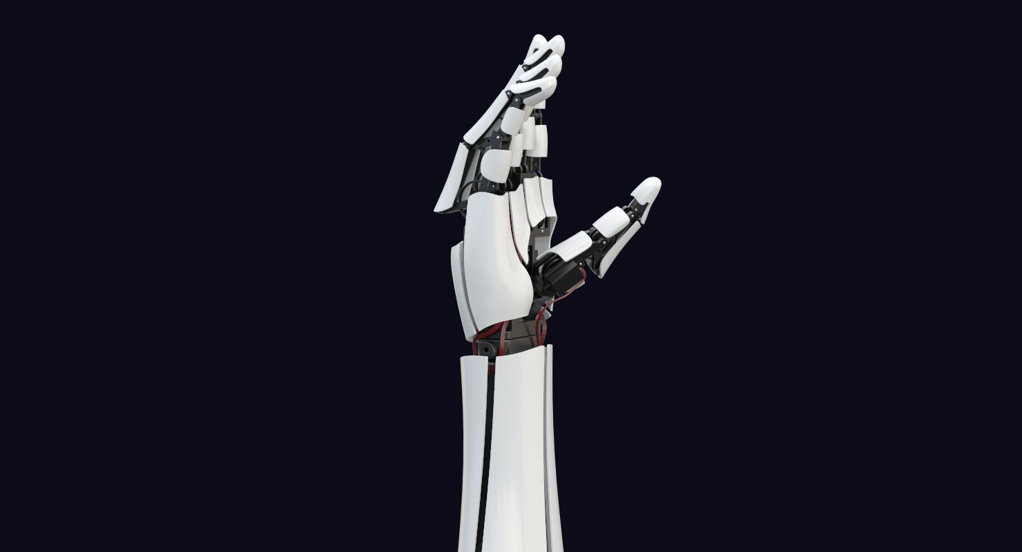 3D Robot Arm  3 Animations 3D model_13