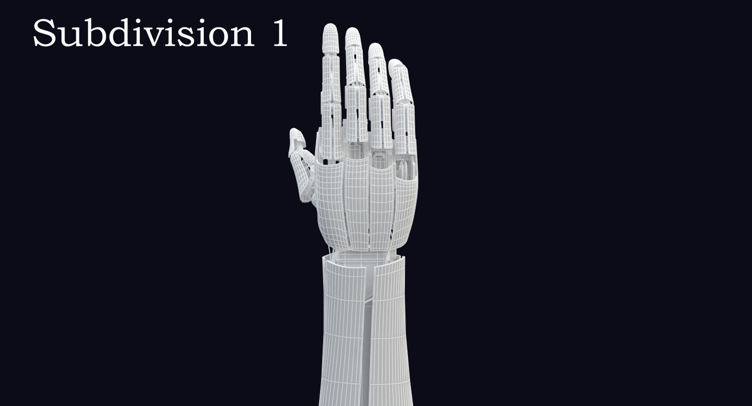 3D Robot Arm  3 Animations 3D model_18