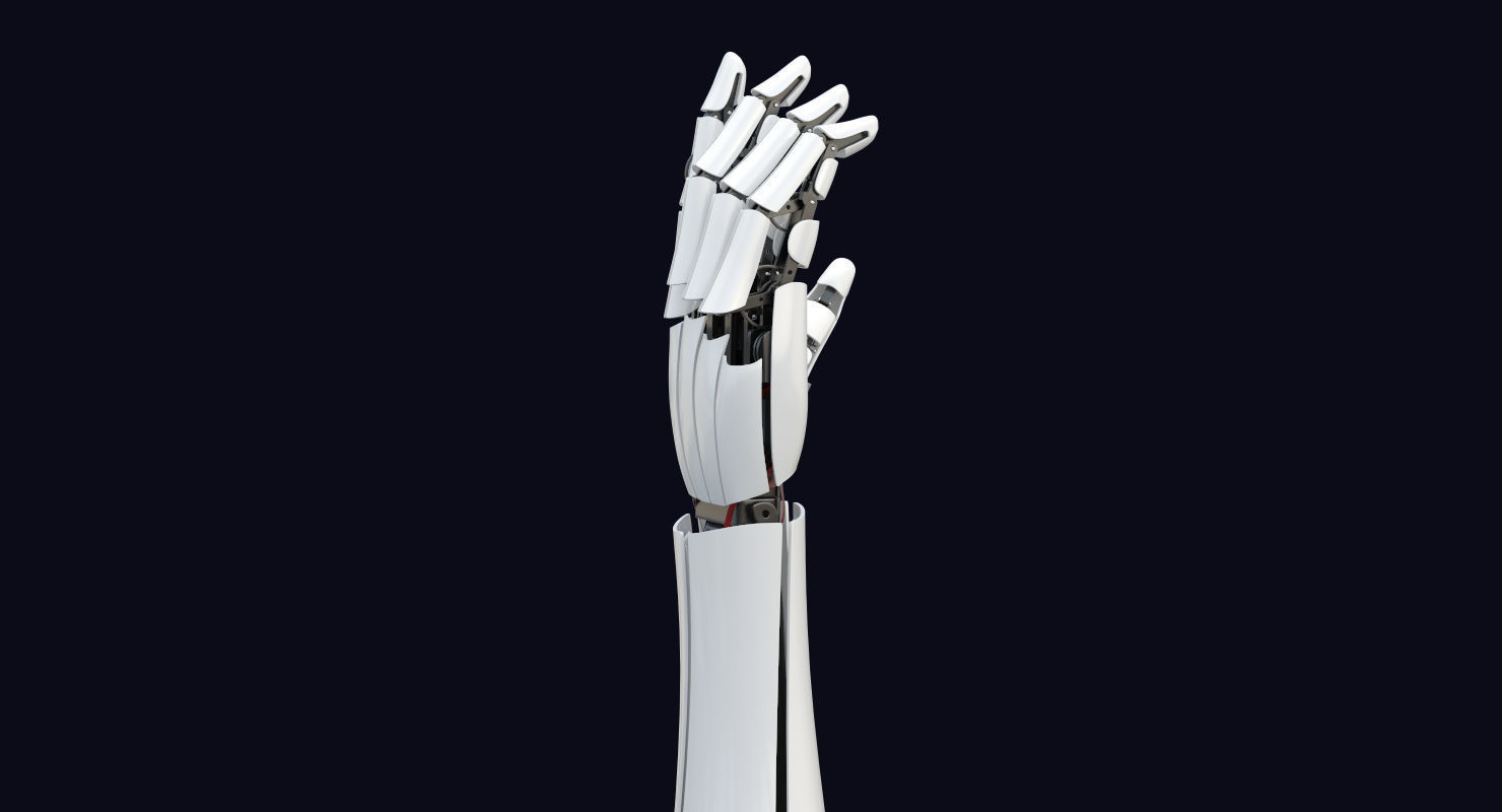 3D Robot Arm  3 Animations 3D model_11