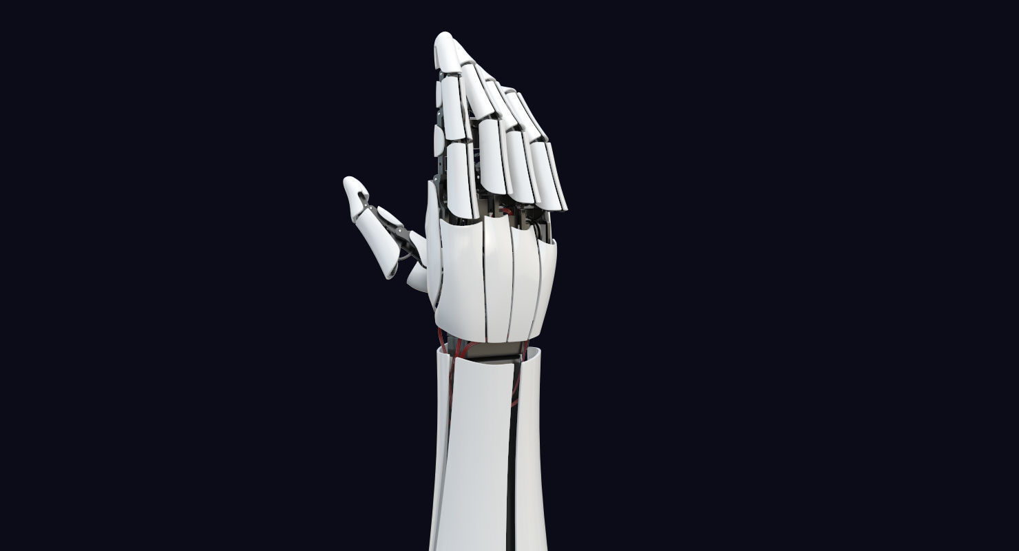 3D Robot Arm  3 Animations 3D model_15