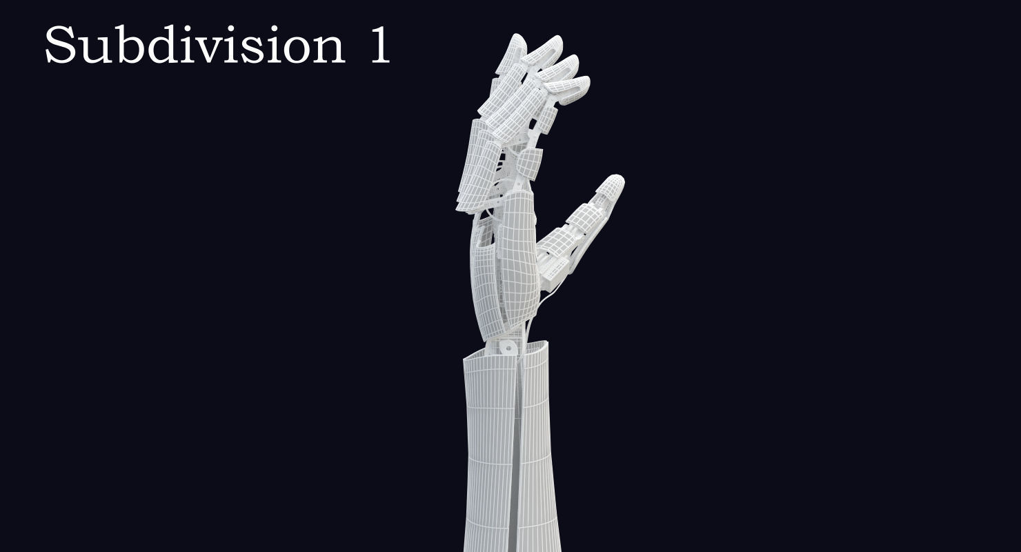 3D Robot Arm  3 Animations 3D model_20