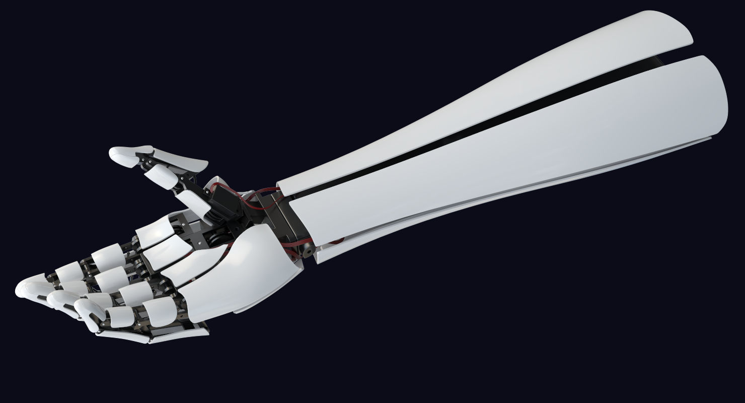 3D Robot Arm  3 Animations 3D model_6