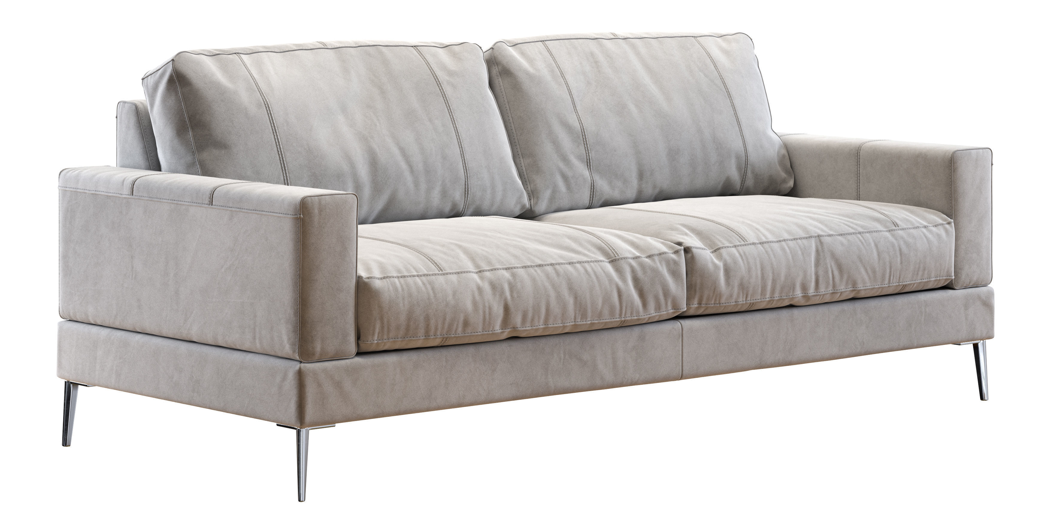 Capri sofa 210 cm 3D model_7