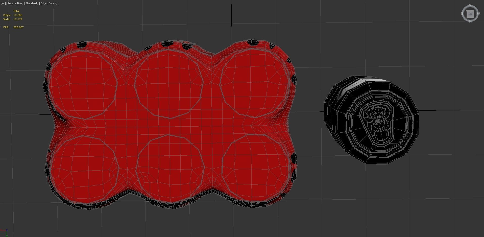 Six Pack of Cans Shrinkwrapped Packaging For 250ml 6 Cans 3D model_5