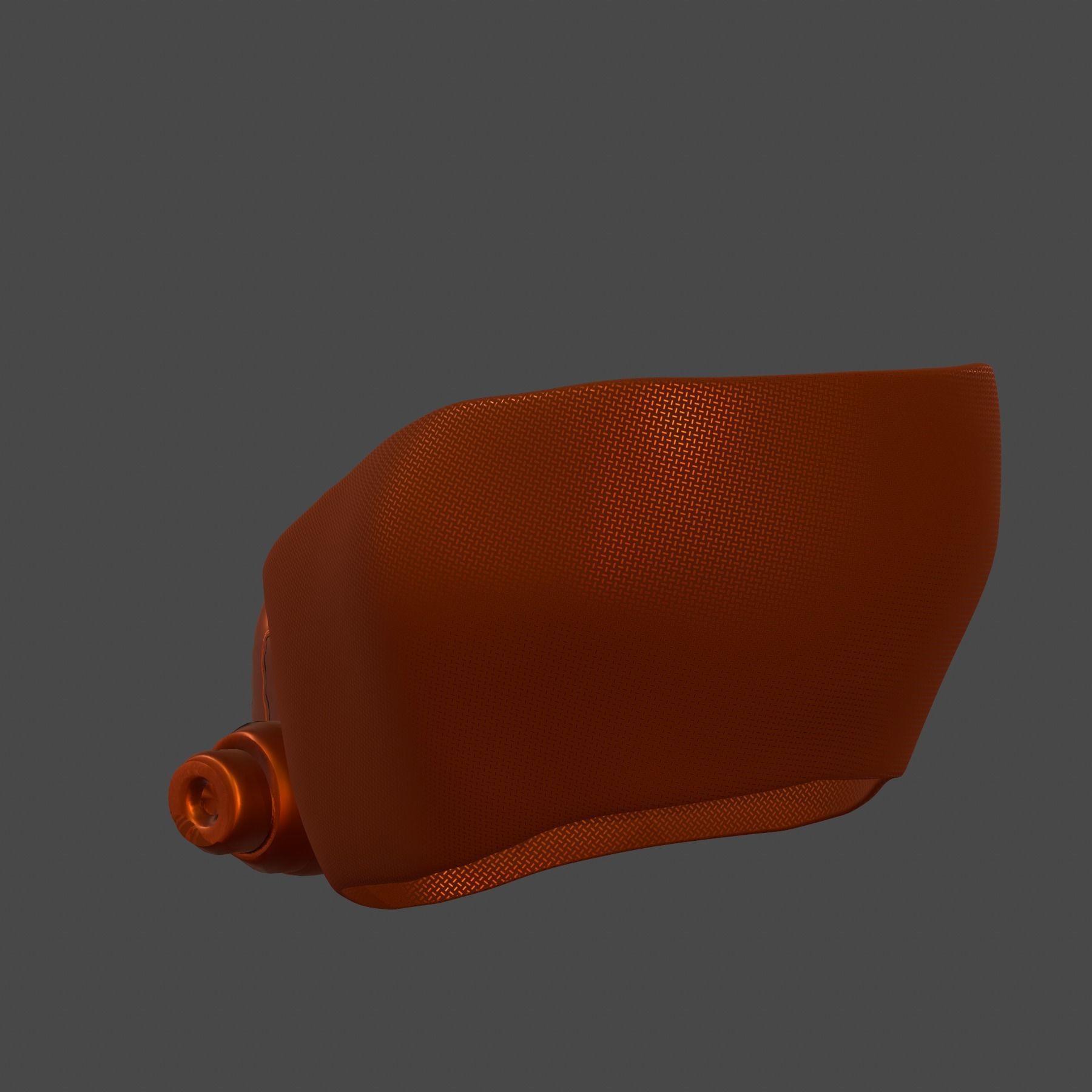 Gas mask helmet 3d model scifi Low-poly Low-poly 3D model_6