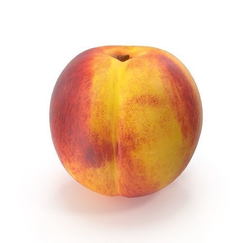 Peach 3D 3D model 7