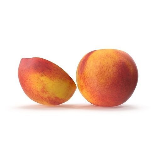 Peach 3D 3D model 2