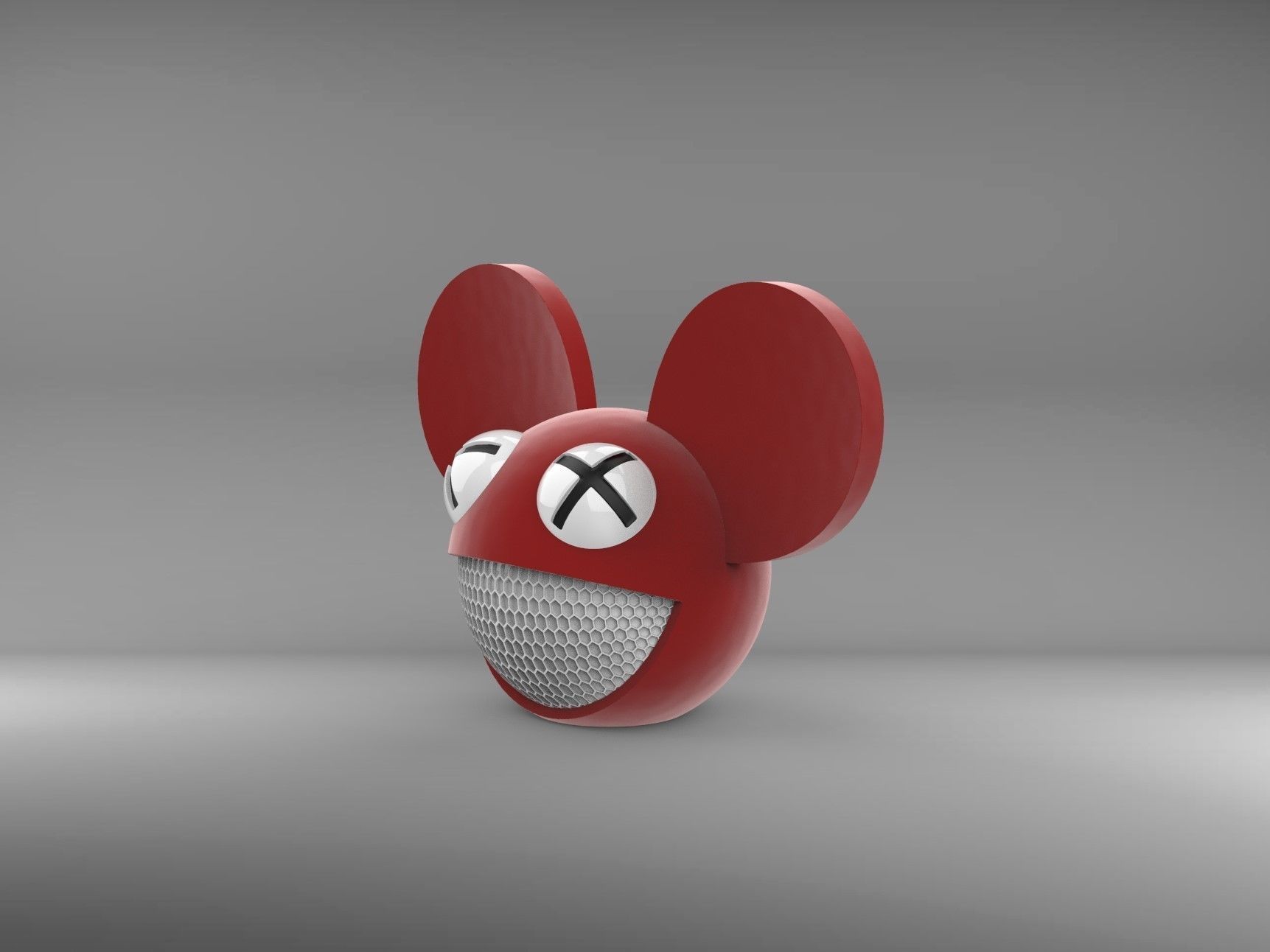Mouse Helmet 3D print model_3