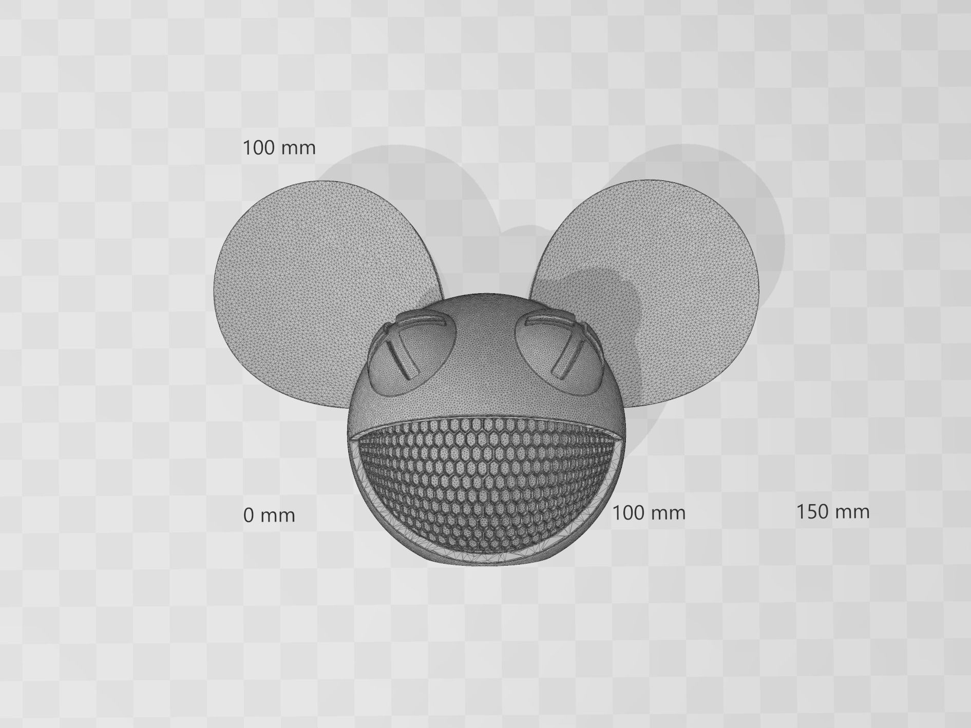 Mouse Helmet 3D print model_7
