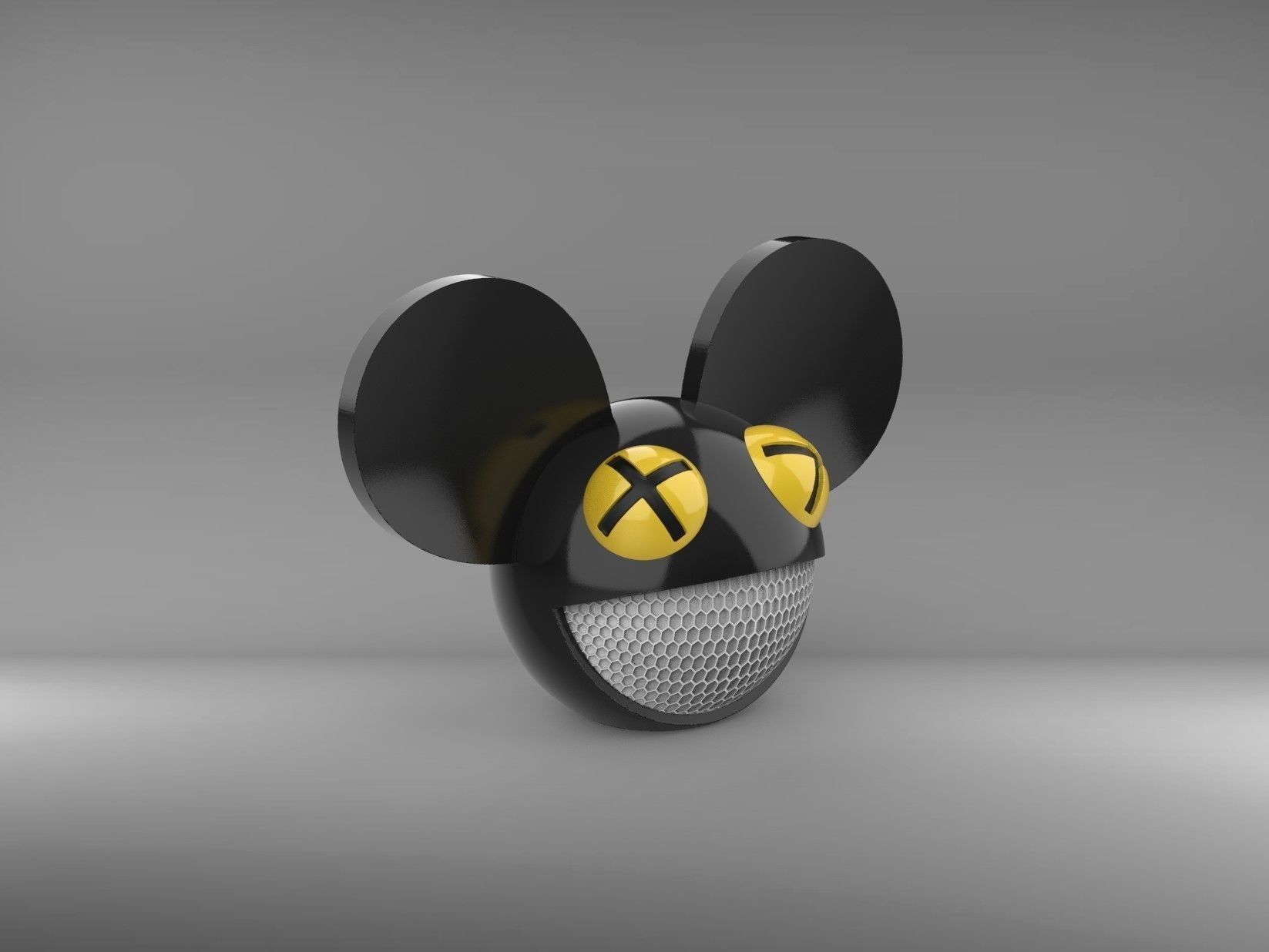 Mouse Helmet 3D print model_4