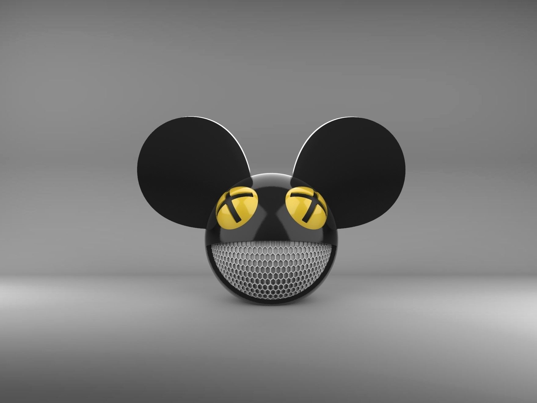 Mouse Helmet 3D print model_5