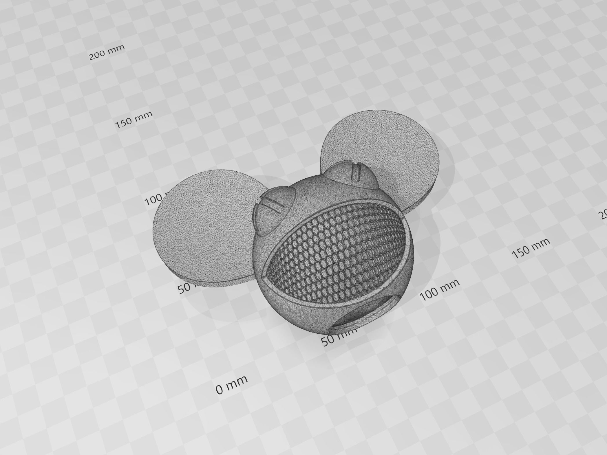 Mouse Helmet 3D print model_6