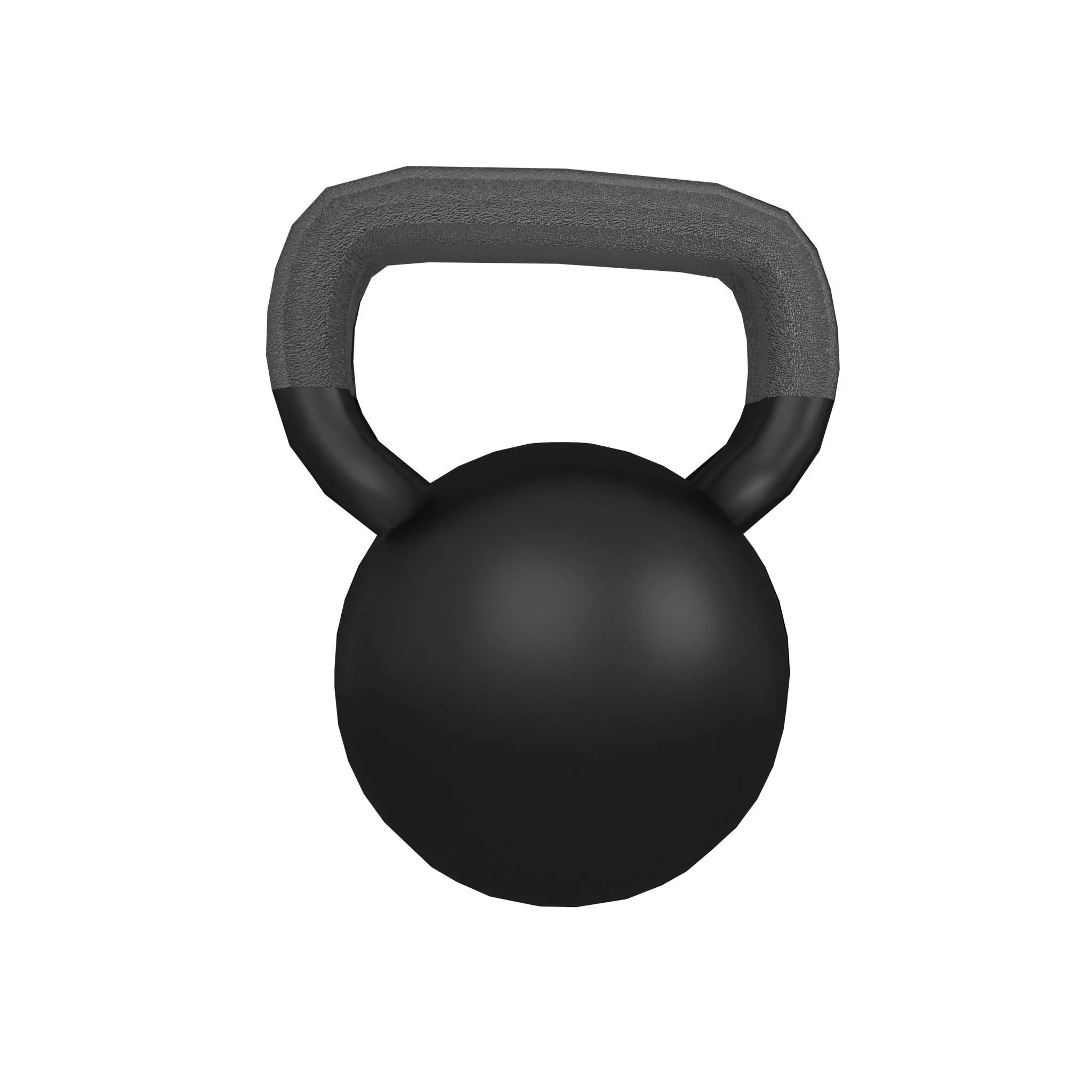 Gym Kettlebell v1 001 Low-poly 3D model_0
