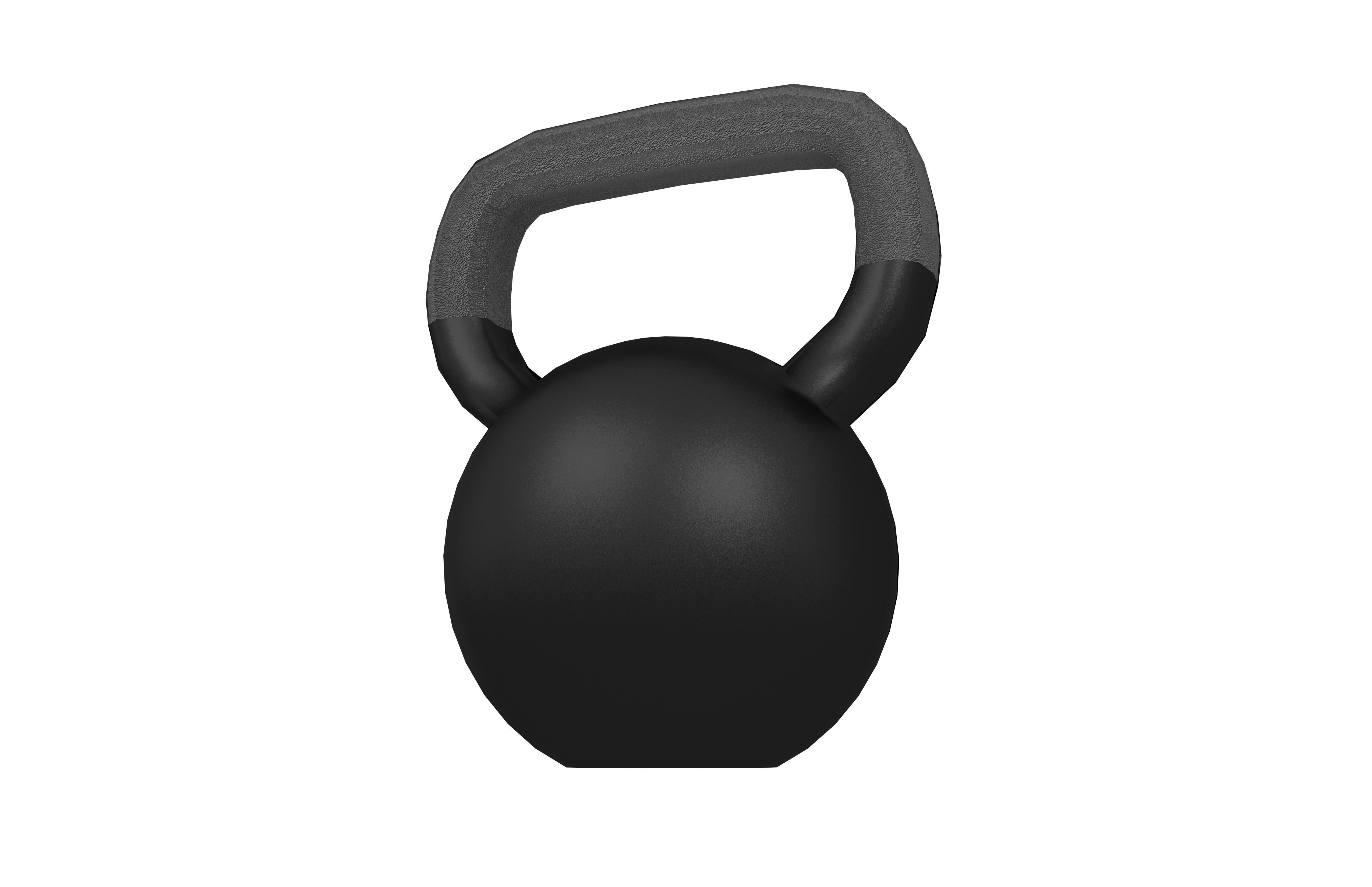 Gym Kettlebell v1 001 Low-poly 3D model_2
