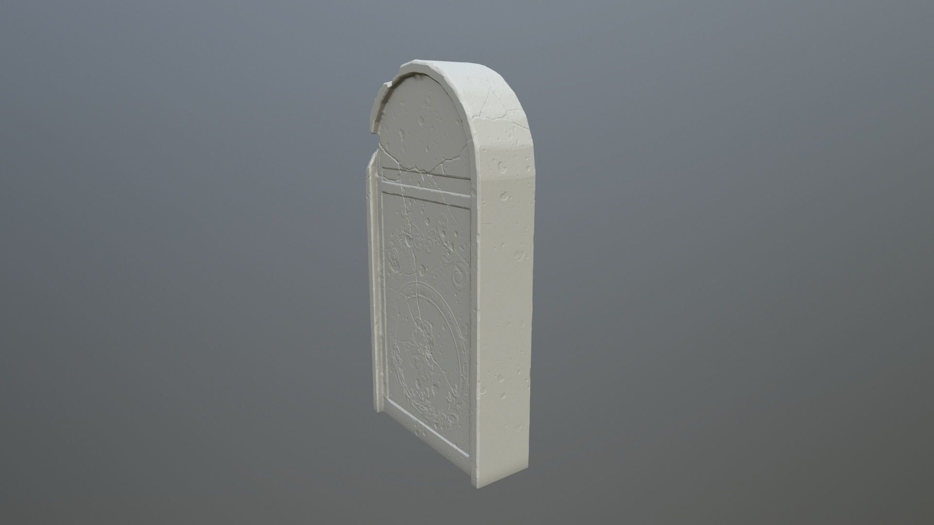 tombstone 16 3D print model_6