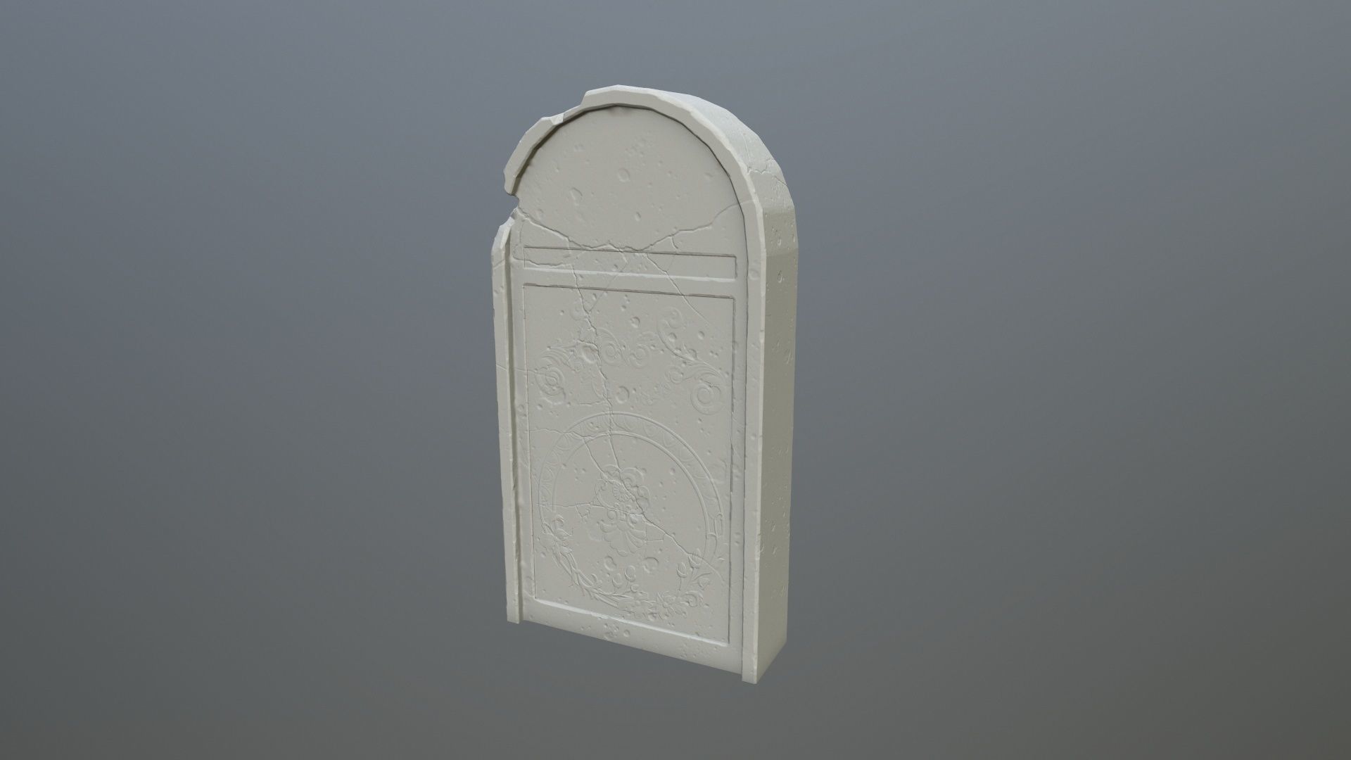 tombstone 16 3D print model_7