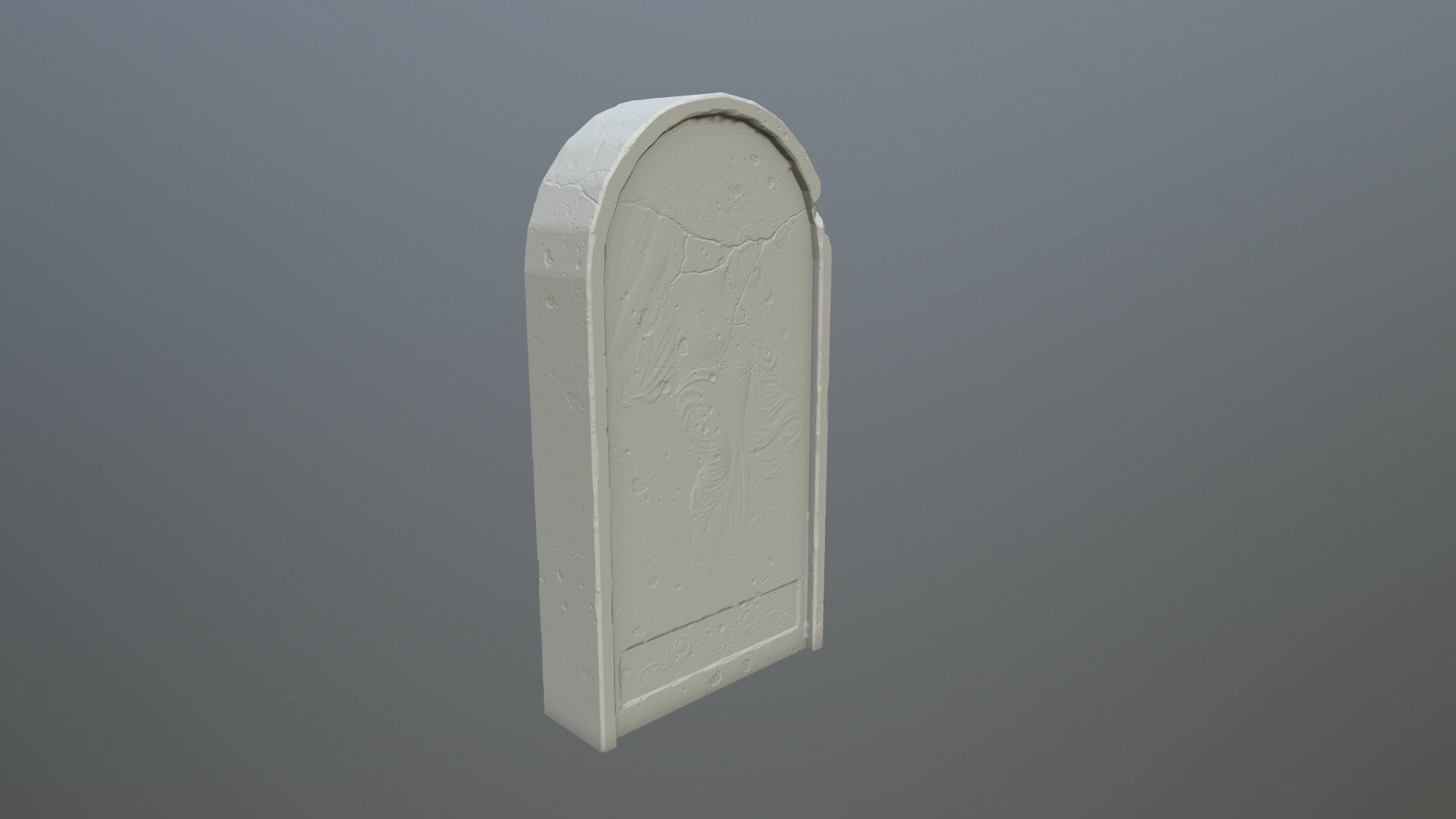 tombstone 16 3D print model_4