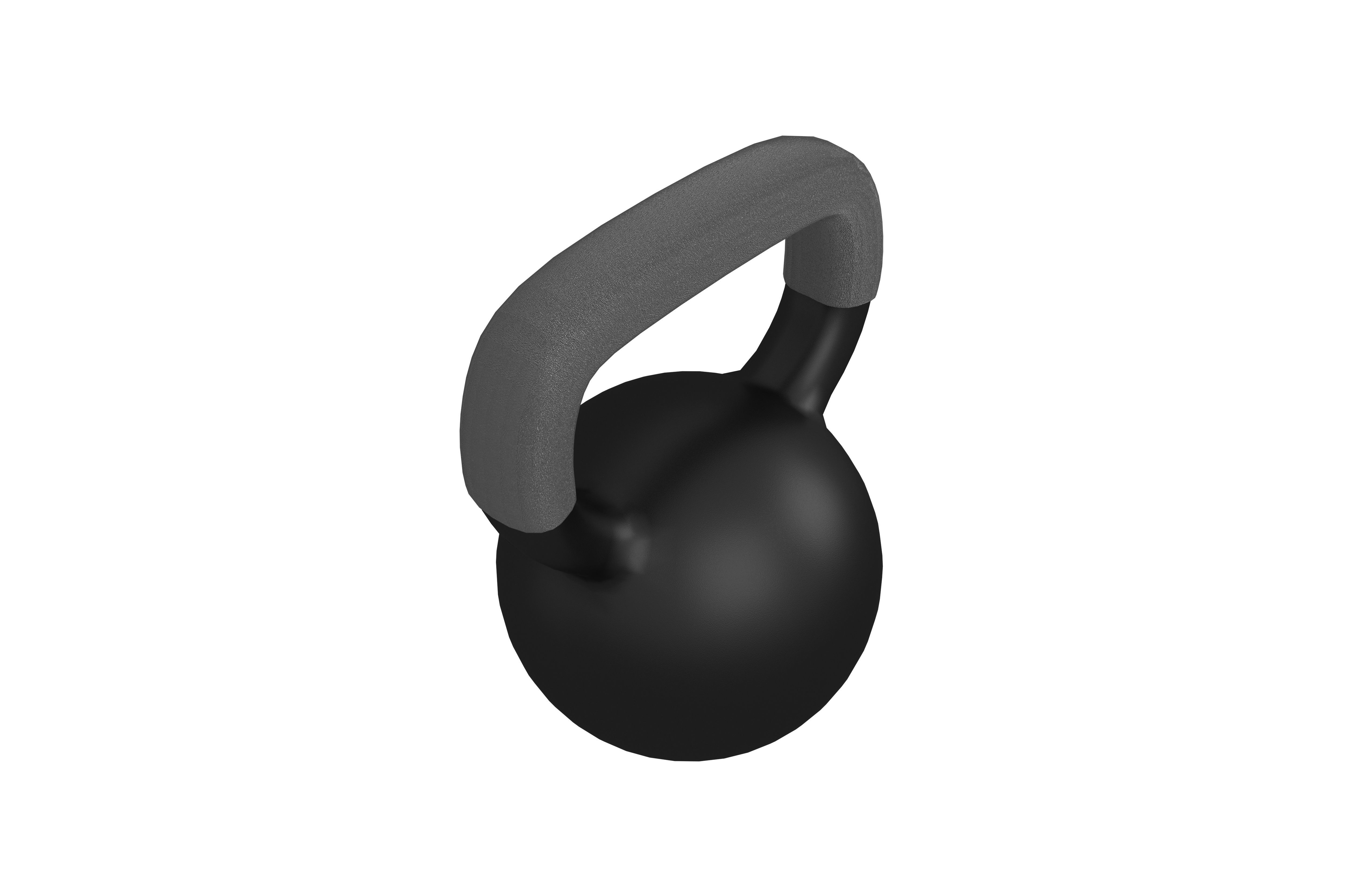 Gym Kettlebell v2 001 Low-poly 3D model_3