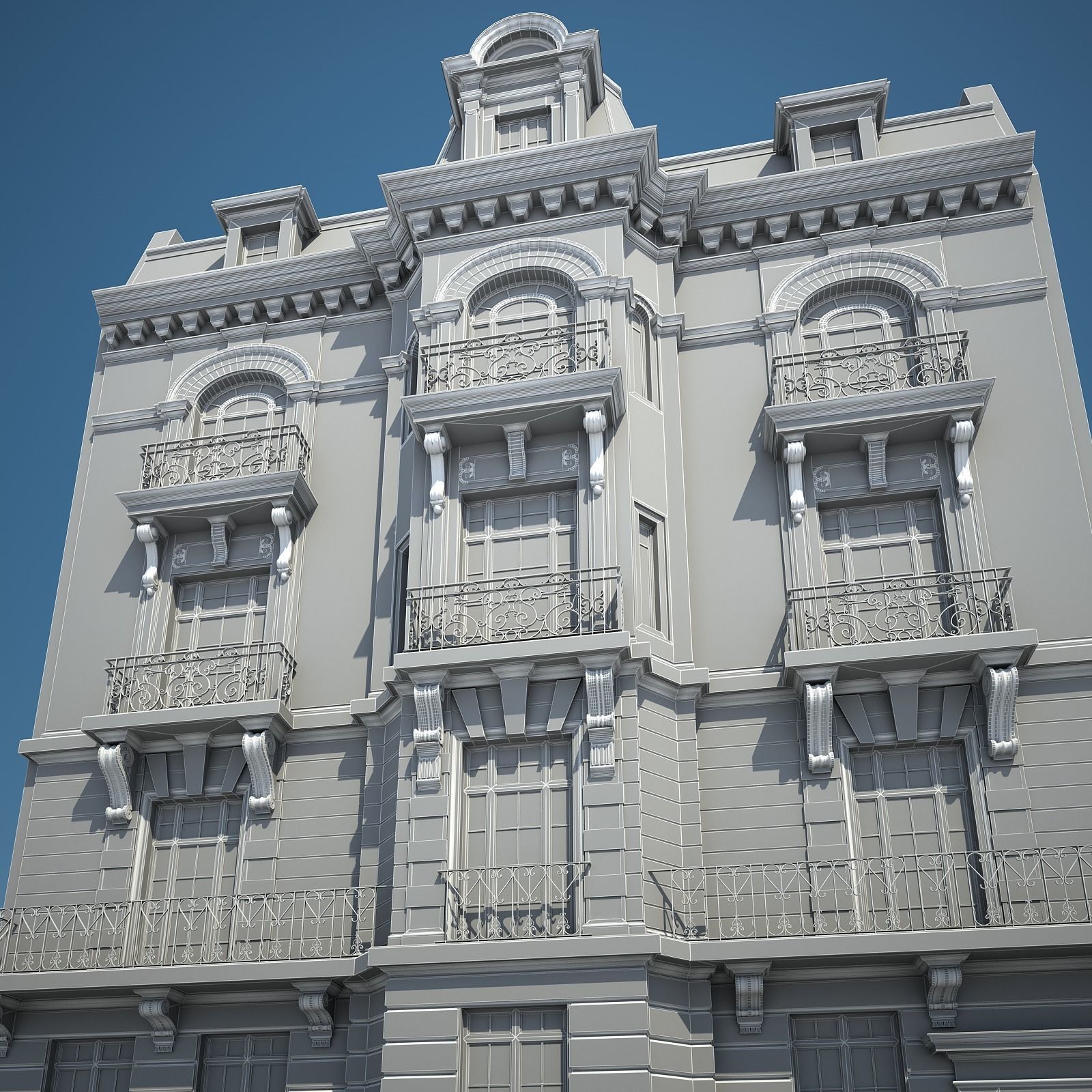 City Building 02 3D model_12