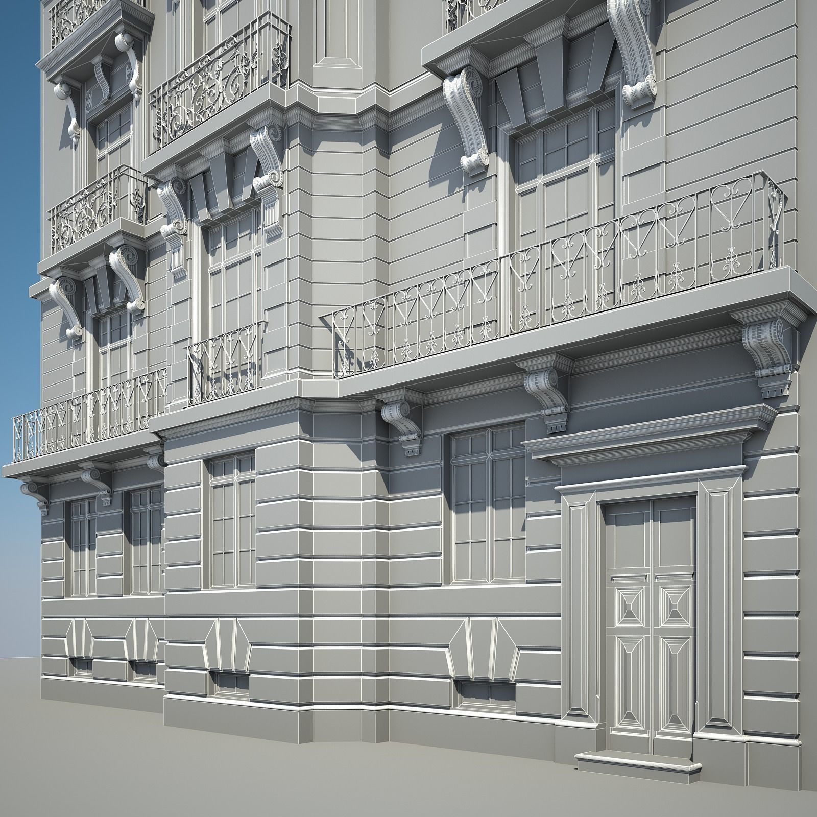 City Building 02 3D model_13