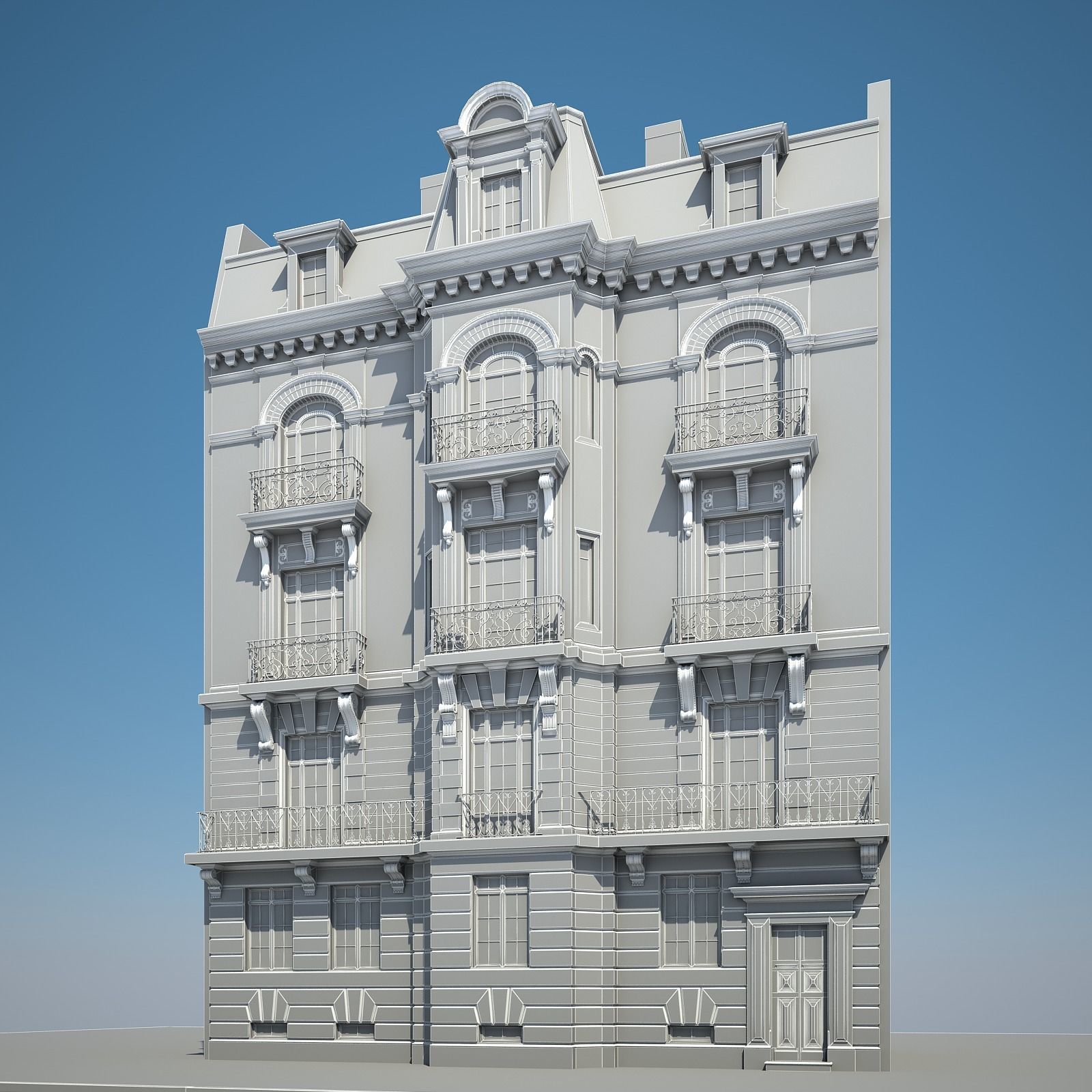 City Building 02 3D model_10