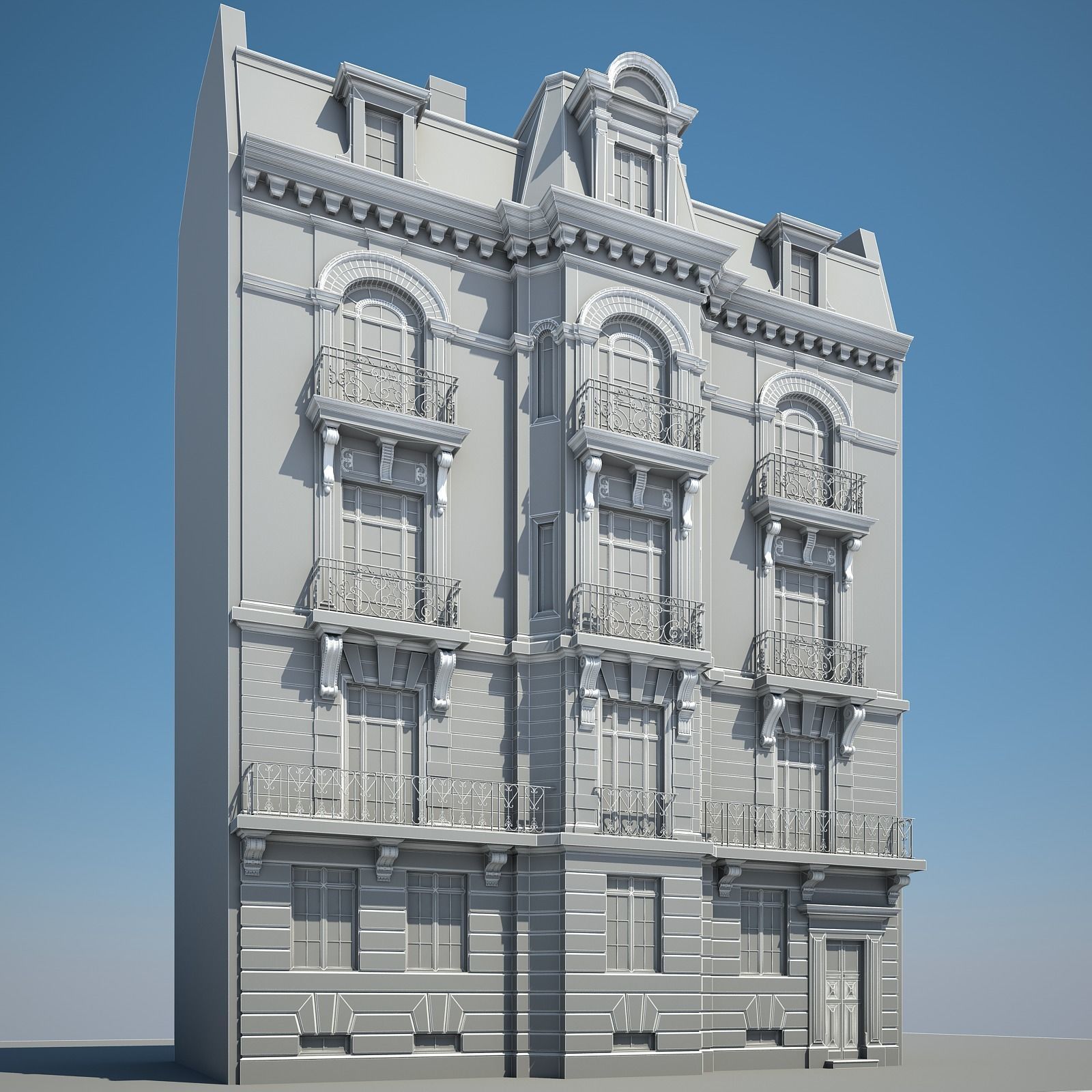 City Building 02 3D model_9