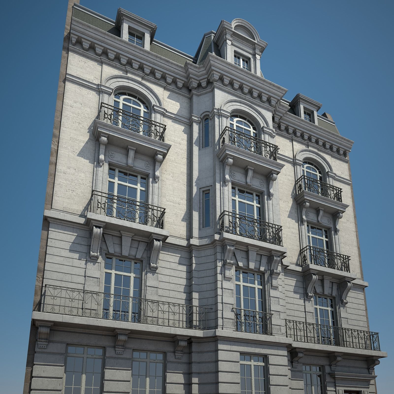 City Building 02 3D model_3