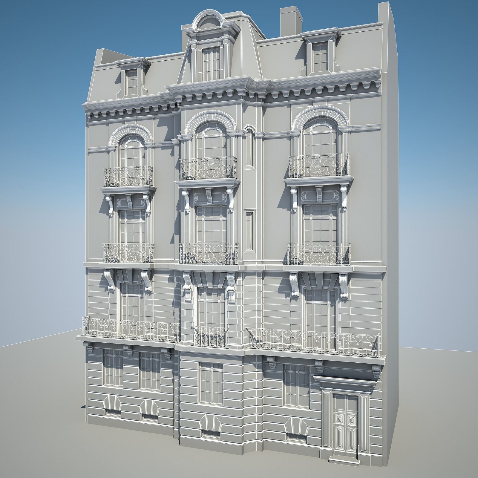 City Building 02 3D model_15