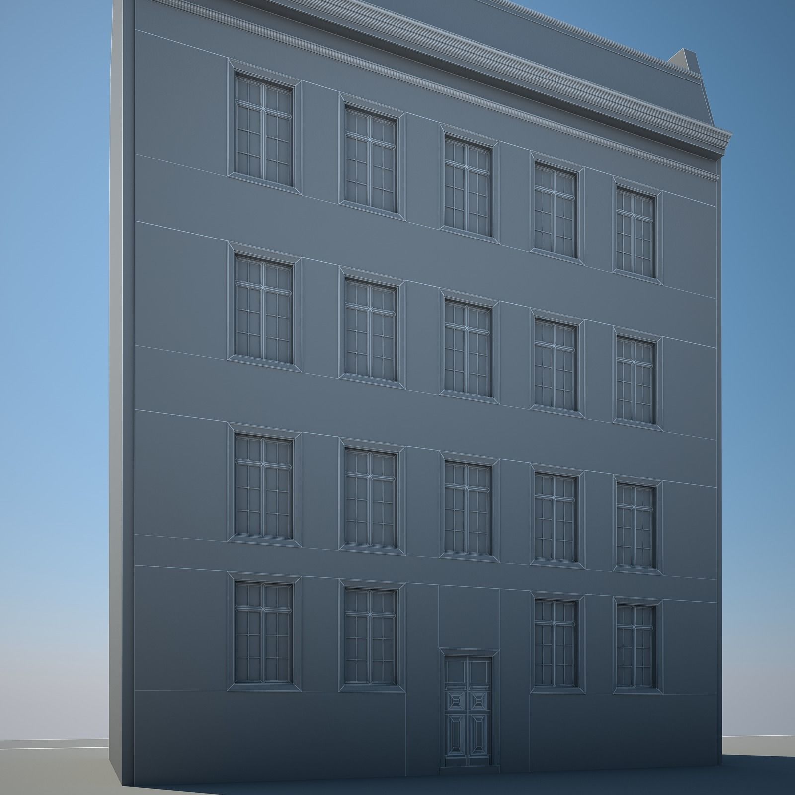 City Building 02 3D model_16