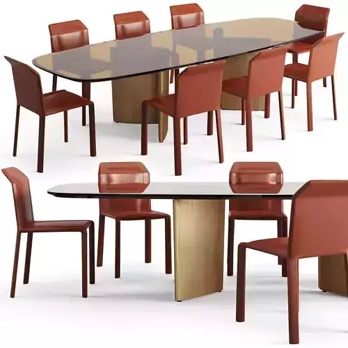 Misuraemme Dining Ala Table And Brera Chair