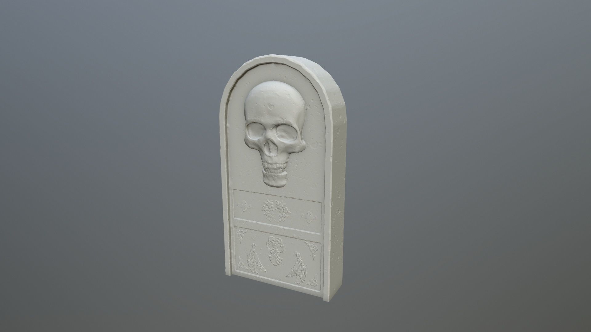 tombstone 14 3D print model_7