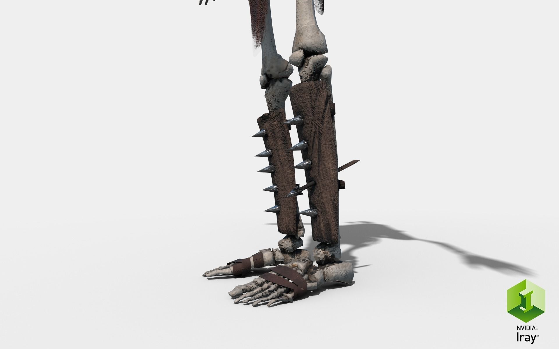 Skeleton Archer Low-poly 3D model_45