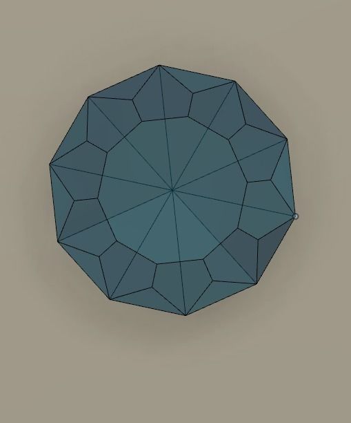 Realistic Blue diamond 3D model_5